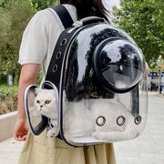 猫包外出便携大容量双肩宠物背包夏季透气太空舱猫咪外带宠物用品
