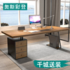 书房实木书桌台式电脑桌原木工作台带抽屉柜家用单人办公桌写字台