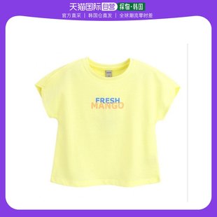 韩国直邮Curly Sue T恤 荧光色T恤 (C212TSX04/黄色)