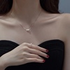 925纯银珍珠项链，女款轻奢小众高级感气质，锁骨链2024吊坠
