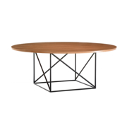 lc15table意大利设计现代实木，餐桌咖啡厅圆桌洽谈桌cassina