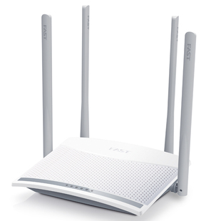 fast迅捷fw325r4天线300m无线路由器wifi，家用穿墙信号，放大四天线百兆端口网线办公小户型千兆