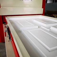 高低压吸塑机定制橱柜家具异形板真空覆膜机欢迎来厂考察