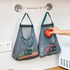 日本厨房多功能墙挂式果蔬收纳挂袋便携放姜蒜，洋葱镂空网袋储物袋
