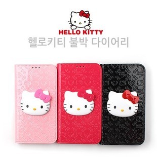 韩国hellokitty适用于三星s4手机，保护壳i9500保护套，i959翻盖皮套