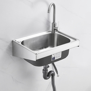 304不锈钢水槽带支架，洗菜盆挂墙上架子双槽单槽水池洗碗盆洗手池