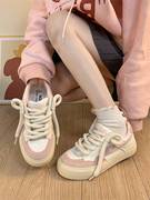回力女鞋草莓帆布鞋子女秋季设计厚底板鞋2024原创小众小白鞋