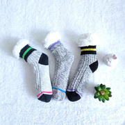 冬季厚袜子男女加厚加绒运动袜，睡眠保暖袜，毛线地板棉袜睡袋袜