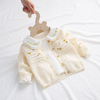 夏季婴儿空调衫女童针织开衫薄款新生宝宝开衫公主洋气小外套纯棉