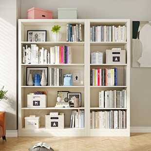 简易书架置物架落地靠墙客厅书柜子多层书本收纳卧室儿童书橱家用