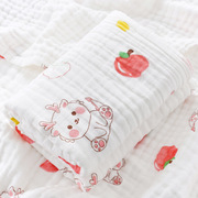 新生婴儿纱布浴巾宝宝用品大全，六成超软全棉儿童浴巾纯棉盖毯包被