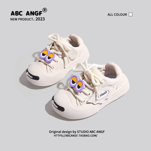 ABC ANGF宝宝学步鞋2024春季婴儿鞋男童运动鞋女童鞋子帆布鞋