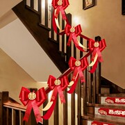 楼梯结婚装饰扶手拉花婚礼，婚房布置台阶新婚新房，婚庆男方女方套装