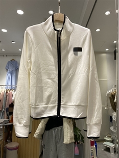 防晒衣女款夏季2023女装拉链，开衫亲肤柔软白色防晒短外套上衣