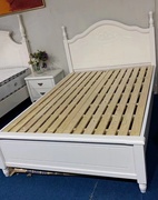 美式床公主床欧式床婚床，韩式小美床，1.5米1.8双人床白色公主床