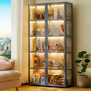 手办展示柜乐高模型儿童玩具，收纳柜陈列柜亚克力透明置物架子书架