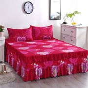 床裙三件套席梦思床裙n床罩韩式床套床盖床笠1.2米1.5米1.8米2米