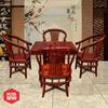 缅甸花梨木中式古典茶，桌椅组合红木家具实木，功夫茶桌洽谈桌
