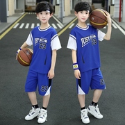 儿童篮球服夏装2022男童速干衣中大童球服小学生球服运动套装