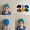 韩国潮娃奶嘴帽~2024婴儿毛线帽冬季针织百搭男童秋宝宝帽子
