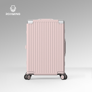 漫游铝框行李箱hinomoto万向轮旅行箱24登机箱，20寸拉杆箱子女