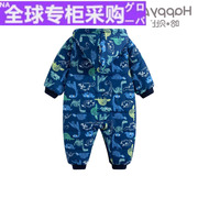 日本hl哈宝宝(哈宝宝)长袖，前开连体衣婴幼儿冬季哈衣爬服婴童纯棉保暖外出