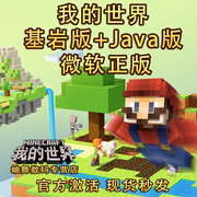 我的世界Java版WIN10基岩版正版游戏Minecraft微软激活码大师收藏版 PC电脑 卡25位数字兑换码国际服