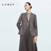 LANCY/朗姿羊毛西装2022冬季收腰显瘦通勤通勤西服女士外套