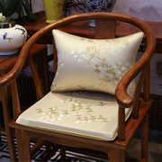 中式红木实木椅子坐垫圈椅太师椅餐椅家具家用薄款防滑夏座垫椅垫