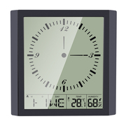 多功能电子数字挂钟，智能创意数显时钟家用温湿度计，钟表大屏幕闹钟