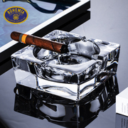 捷克BOHEMIA客厅雪茄水晶烟灰缸创意茶几高端烟缸透明桌面烟缸