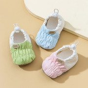 婴儿春秋季软底鞋01岁男女宝宝鞋39个月学步保暖棉布鞋