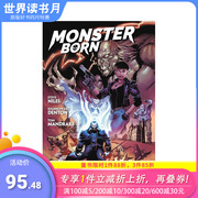 怪物诞生monsterborn原版，英文漫画书正版进口书