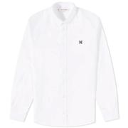 Maison Kitsune BD白色长袖衬衣 2024海外欧美衬衫男