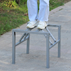 可折叠桌腿支架正方形方桌架子饭桌腿支架 可折叠桌子腿 小桌子架