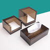 高档方巾盒西餐厅，咖啡奶茶商用纸巾盒亚克力，正方形餐巾纸盒收纳盒