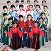 儿童国学服男童古装，汉服国学女童小学生表演服三字经书童演出服装