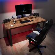 电脑桌家用双人办公桌写字台简约长条网红情侣电竞桌书桌工作台