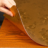 金色软玻璃pvc餐桌垫茶几垫欧式长方形防水防油免洗桌布轻奢网红