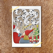 芬兰罗瓦涅米圣诞村小精灵卡通明信片-图案No.74