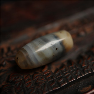 包老西藏古珠千年唐玛瑙勒子散珠油润包浆唐代管珠配珠串