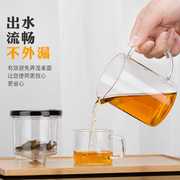 尚明过滤杯玻璃飘逸杯泡茶杯，功夫茶具茶水，分离器按压式泡茶冲茶杯