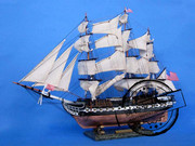 船模 USS构造限量版模型船30英寸摆件收藏高桅帆船礼物装饰