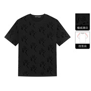 GXG 夏季时尚满身植绒印花趣味小恐龙短袖T恤男GHD1440358D