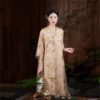 陌遇丨浮影丨夏季中国风气质改良真丝印花中式大码旗袍连衣裙