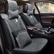 xb255冬季保暖羊毛汽车坐垫，保暖毛绒立体全包围汽车用品座套