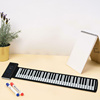 手卷钢琴61键可充电可卷起钢琴键盘硅胶，电子琴带喇叭延音踏板