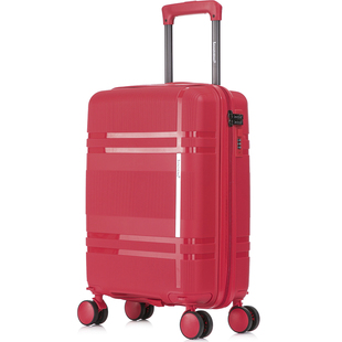 外贸时尚女士旅行箱抗压拉杆登机包玫红色欧美18寸20寸24