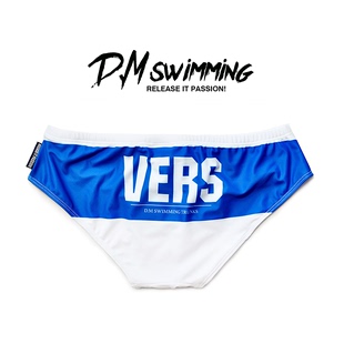 d.m男泳裤低腰性感潮时尚，三角泳裤字母个性，纯白双层系绳温泉泳装