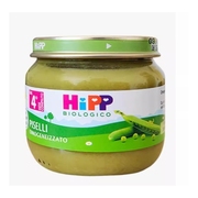 意大利版hipp喜宝果泥1段豌豆泥，营养水果蔬菜泥进口辅食宝宝80克